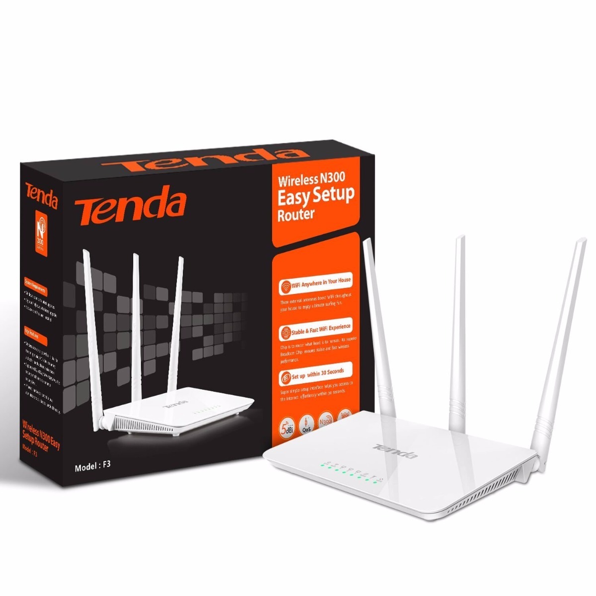 ROUTER TENDA F3 INALAMBRICO | 365TECH.co/main